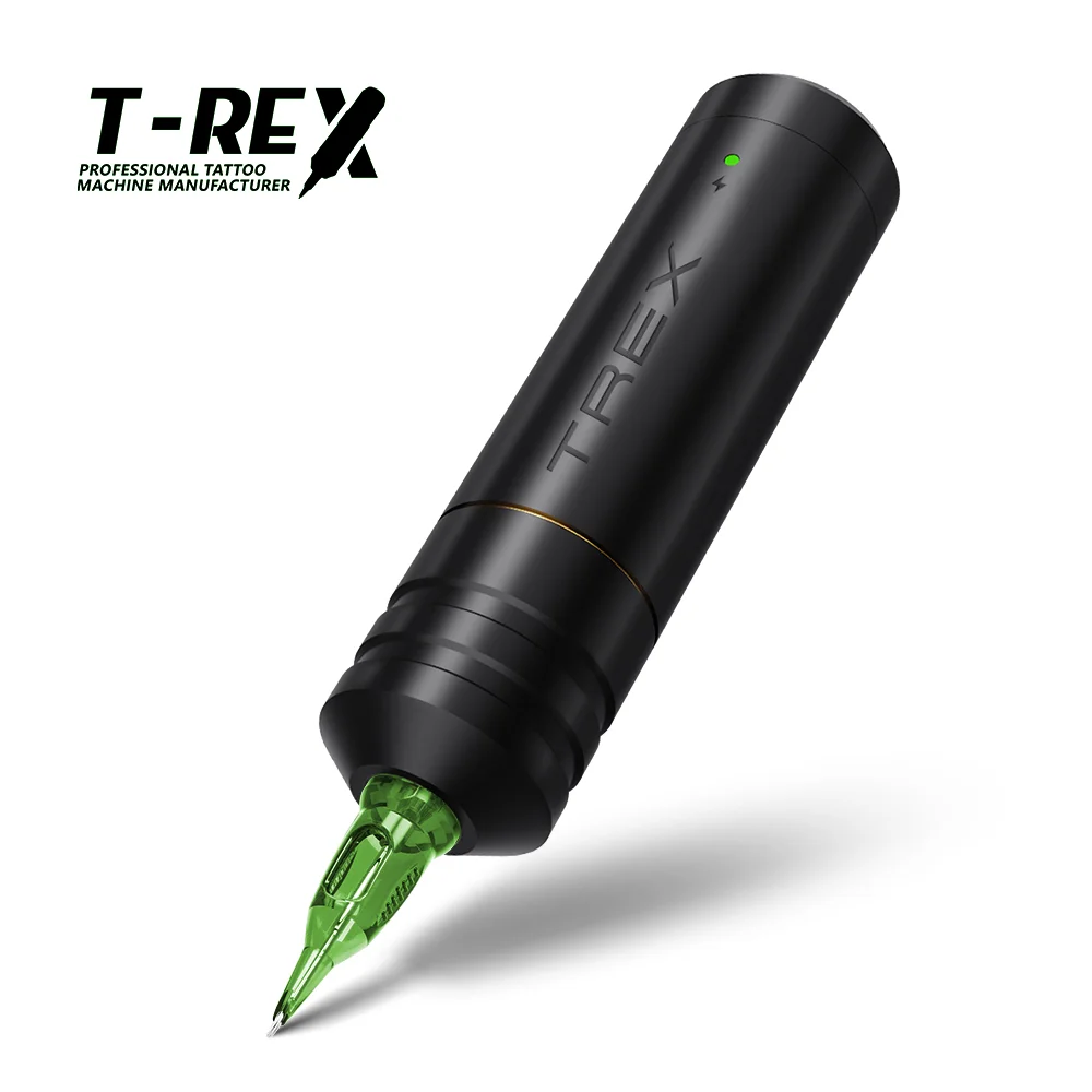 

Tattoo Kit T-Rex Rotating Tattoo Machine Kit with Wireless RCA Battery, Permanent Makeup Tattoo Machine Kit Tattoo Gun Kit
