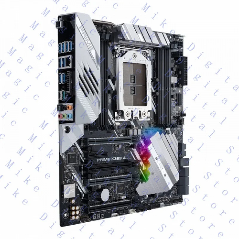H  FOR ASUS PRIME X399-A Motherboard For AMD Threadripper TR4 8×DDR4 E-ATX 2×M.2 RJ45