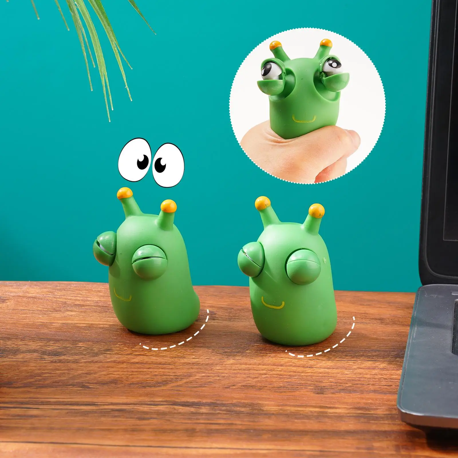 

Funny Eyeball Popping Squeeze Toy Grass Worm Pinch Squishy Fidget Toy Antistress Eye Bouncing For Kids Adult Stress Relief