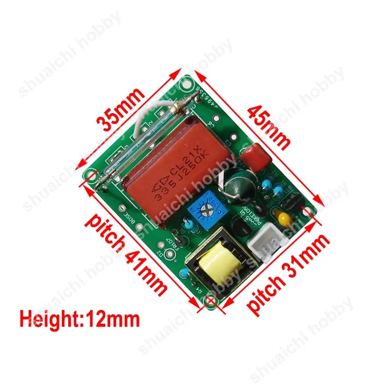 1 pièce DC3.7-7.4V SG Flash lumière simple/touristes attention stroboscope nuit navigation lumière vitesse réglable pour RC modèle avion Drone