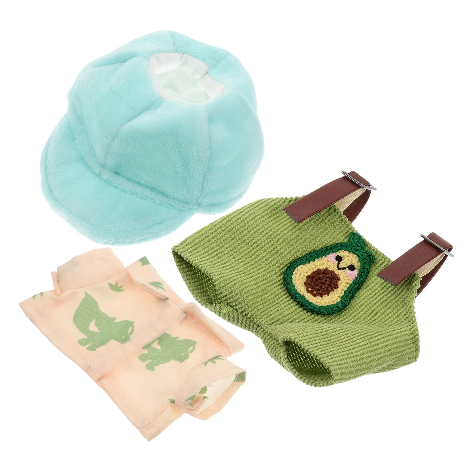 

Avocado Themed Cuddle Outfit Set Soft Comfortable Overalls Pants Hat Holiday Accessories Cute Sayings for Baby Clothes