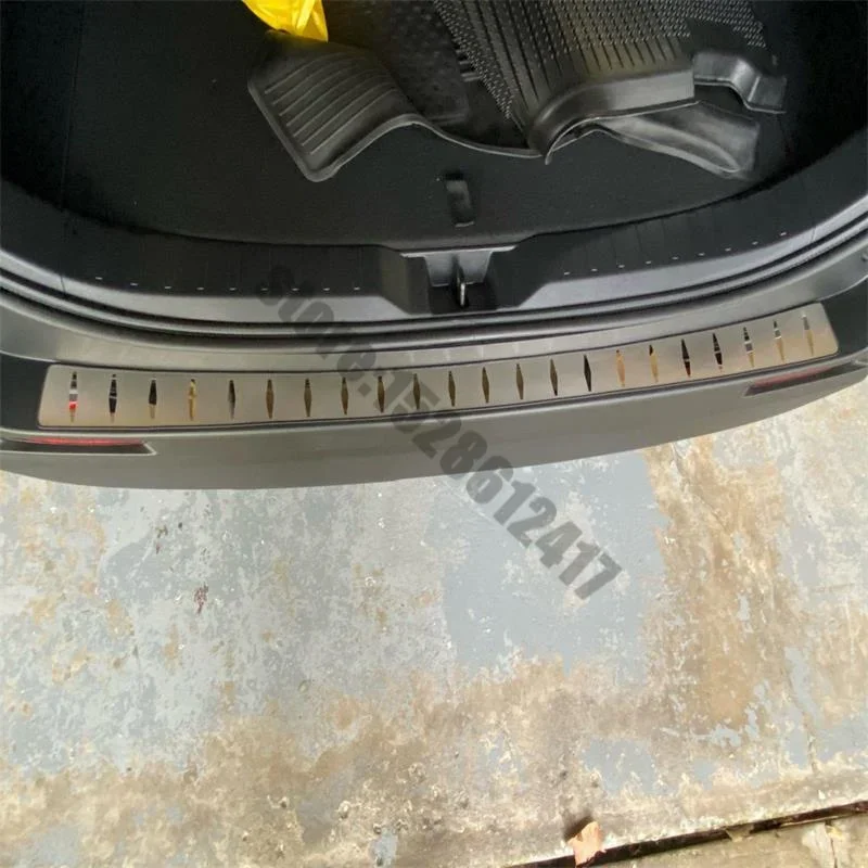 for Toyota Rav4 Xa50 2019-2023 Car Accessories Rear Guards Rear Bumper Cover Trim Stainless Steel Trunk Guard Plate Cover 2