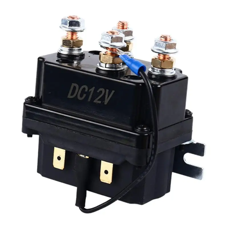 Winch Solenoid Relay Kit Practical Winch Solenoid Winch Control Box Wear-Resistant Automotive Relays Kit Electric Winch Relay