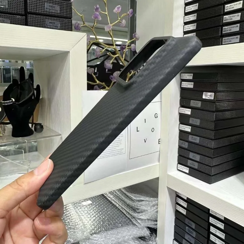 Carbon Fiber Case for Xiaomi 14 Pro Xiaomi 14 Case Aramid Fiber Case Mobile Phone Protective Cover Shell Phone Accessories