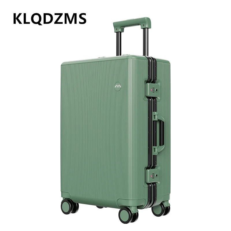 KLQDZMS Aluminum Frame Suitcase 20 Inches Boarding Box 22