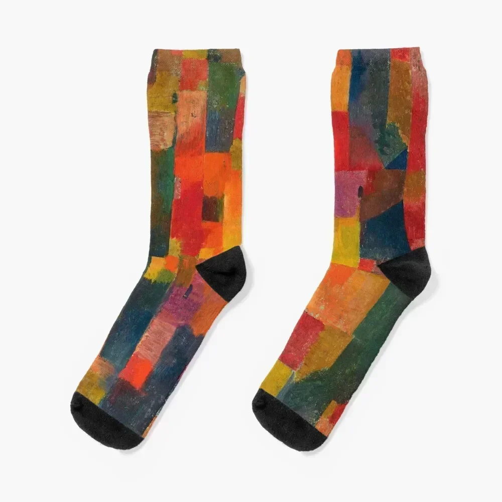 

Paul Klee - No Title - Ohne Titel Socks golf valentine gift ideas Stockings compression Antiskid soccer Socks Women Men's