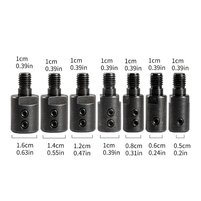 Angles Grinders Chucks Motor Shafts Couplers Cutter Coupling Chucks 5/6/8/10/12/14/16mm Sleeve Connection