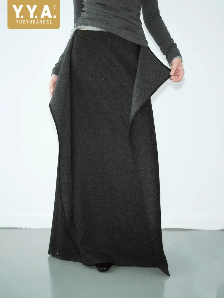 

Осень-зима, лоскутный дизайн, женские юбки в полный рост, юбка со средней талией и молнией сзади, модная теплая прямая офисная женская юбка