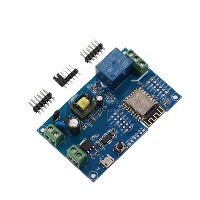 AC/DC power supply ESP8266 WIFI single relay module ESP-12F development board, secondary development