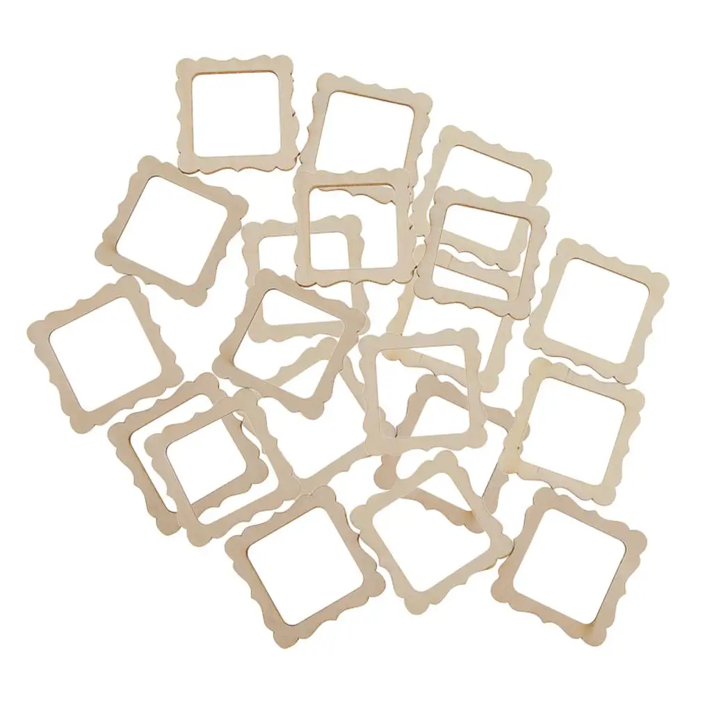 20 houten vorm fotolijsten DIY scrapbooking versiering