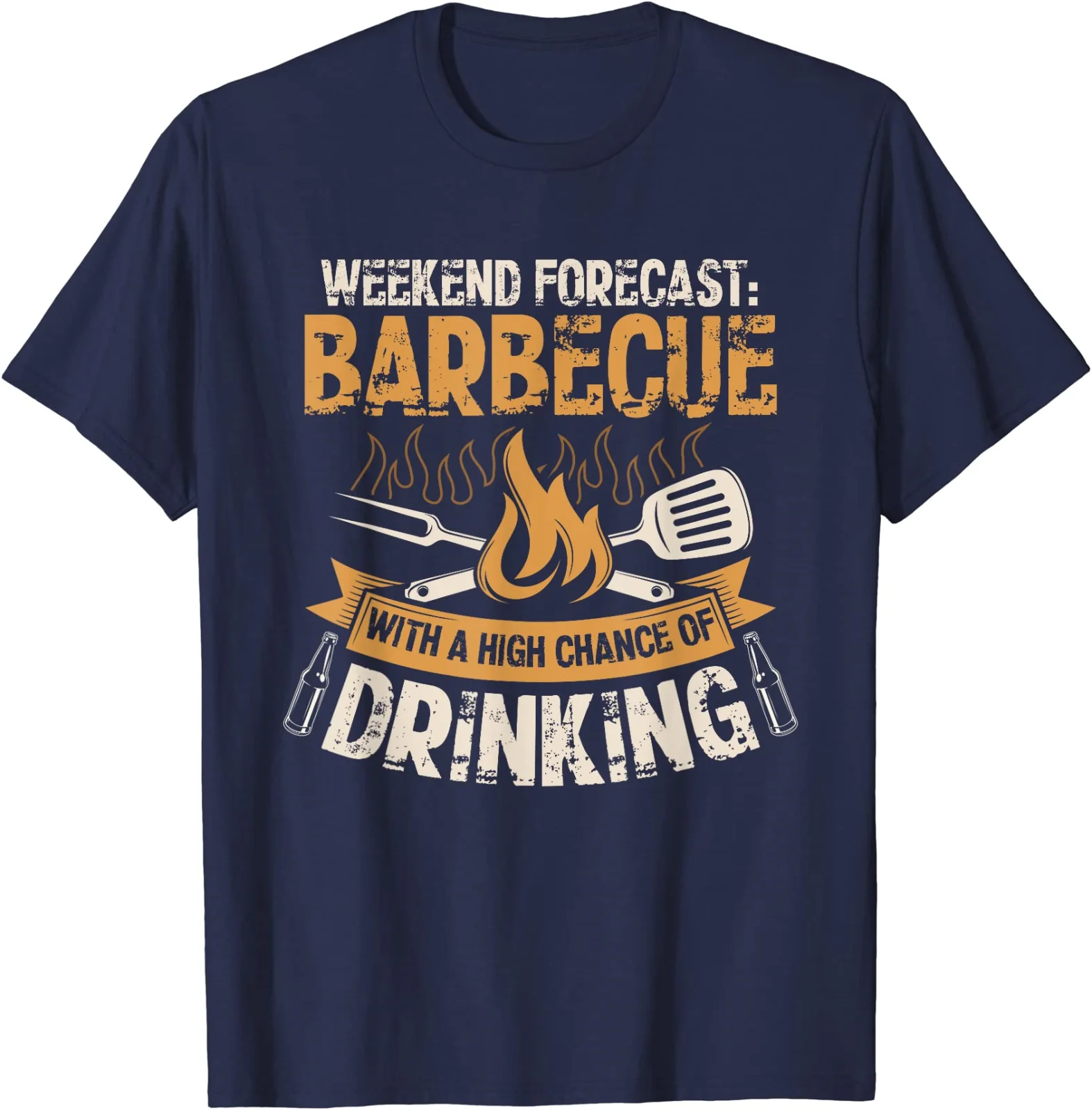 Funny Bbq Grill Chef Grilling Master Barbecue Lover Gift Unisex T-Shirt S-5XL