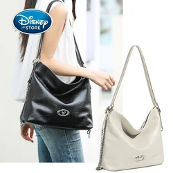 Disney Summer Versatile Premium Tote Bag Crossbody Bag PU Leather Women's New Shoulder Bag Square Large Capacity Handbag