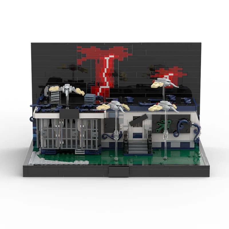 MOC nr. 578 Klocki Kreatywnego Projektowania, Scena z Gitarą, Kolekcja Puzzle dla Dzieci, Zabawki z Klocków