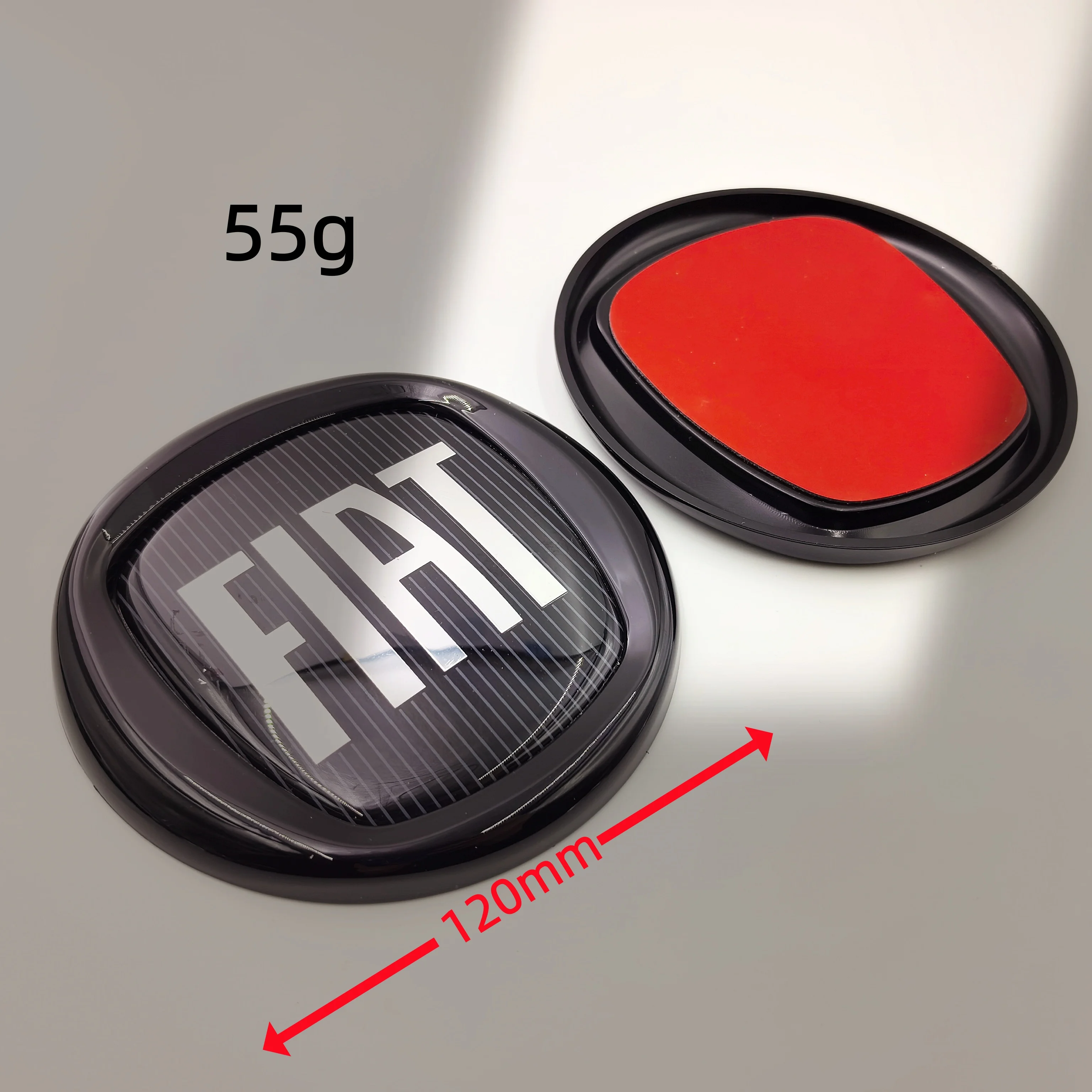 8,5/9,5/10/12 cm 85/95/100/120 mm Auto-Emblem für FIAT Autohaube vorne hinten Abzeichen 2/3/4-Pin-Emblem