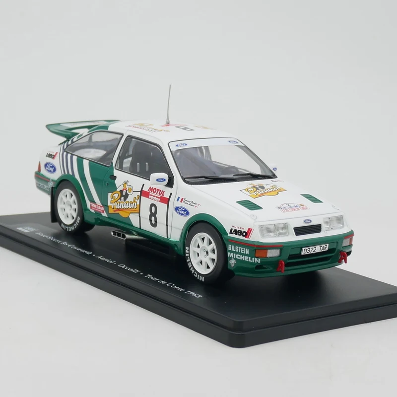 Diecast IXO 1:24 Scale Ford Sierra Rs Cosworth WRC 1988 Alloy Car Model Collectible Toy Gift Souvenir Display Ornament