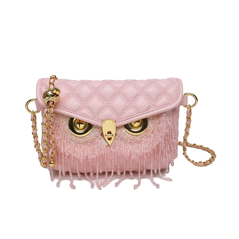 Designer Handbags Famous Brands Luxury Design Personality Novelty Unique Owl Tassel Women Purse