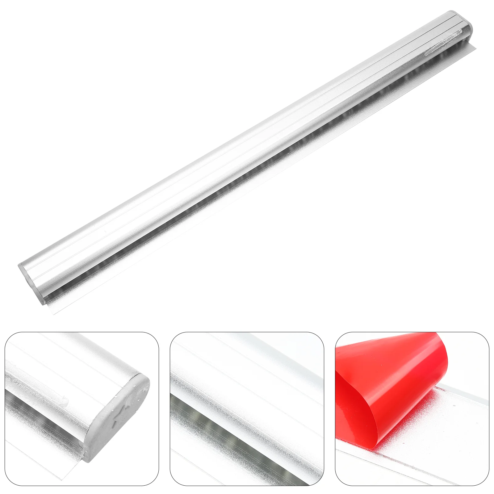 

Takeaway Folder Restaurant Receipt Holder Slide Check Rack Menu Rail Kitchen Aluminum Alloy Paper Wall Mounted