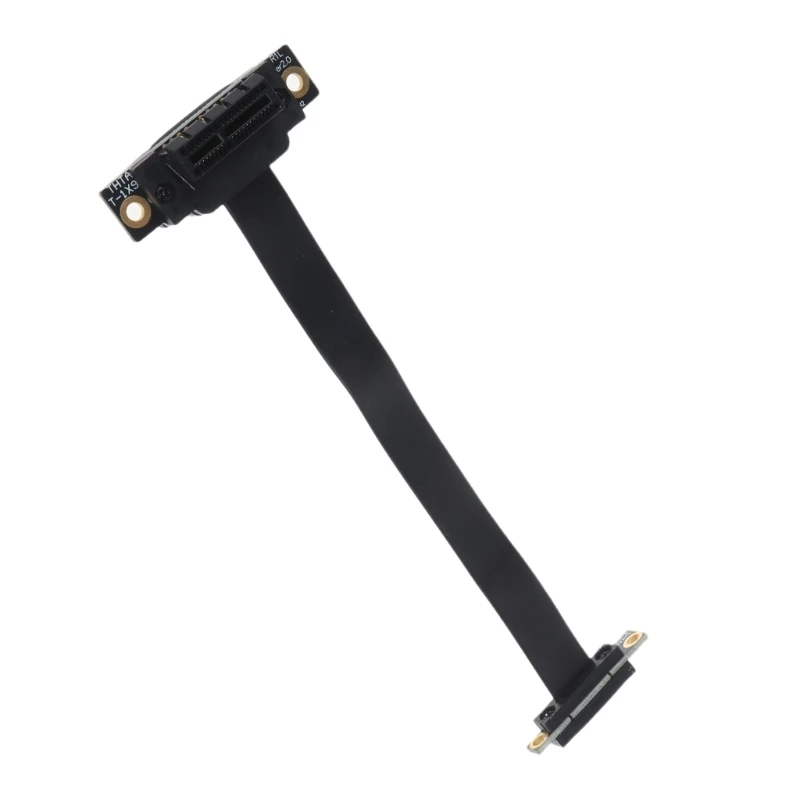 PCI-E PCI 1X Riser Extender Cable Cord Dual Vertical Right Angled 2022 New