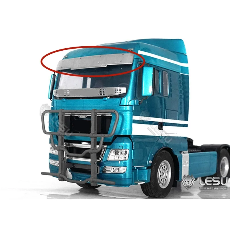 RC LESU 1/14 Simulation Model Visor for Tamiya Hydraulic Excavator Loader Dump Truck for SCANIA MAN VOLVO Tipper DIY Parts