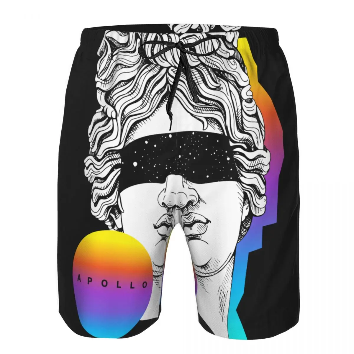 

Swimsuit Man Summer 2023 Gym Shorts Men's beach sport Head Apollo In A Space Eyes Glasses