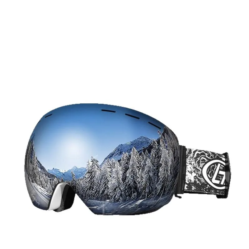 

CE EN174 Ski Goggles Double Anti-fog UV400 Panoramic Dual Lens OTG Over Glasses Snowboard Goggles Men Women ,Лыжные Очки