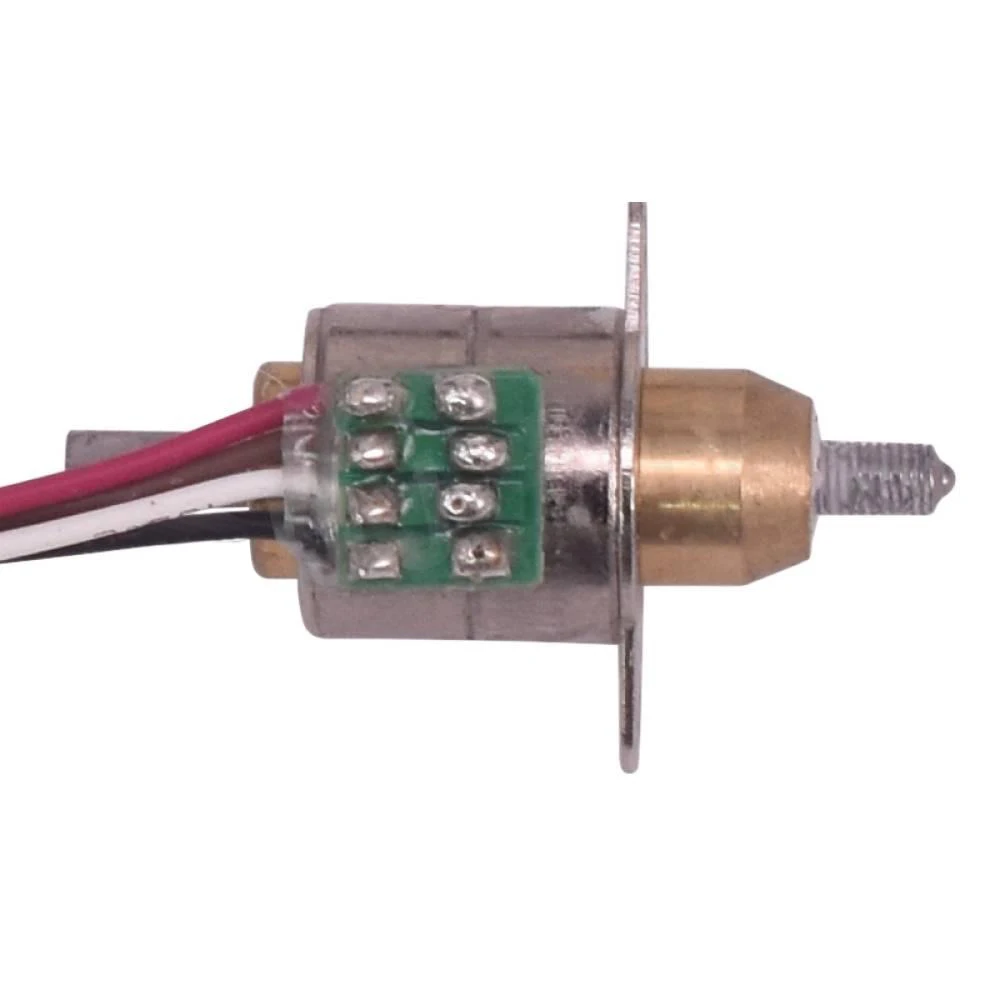 5V/270mA Drive Voltage Stepper Motor 2 Phase 4 Wire Through Linear Stepping Motor with a Moving Motor Stroke of 65MM