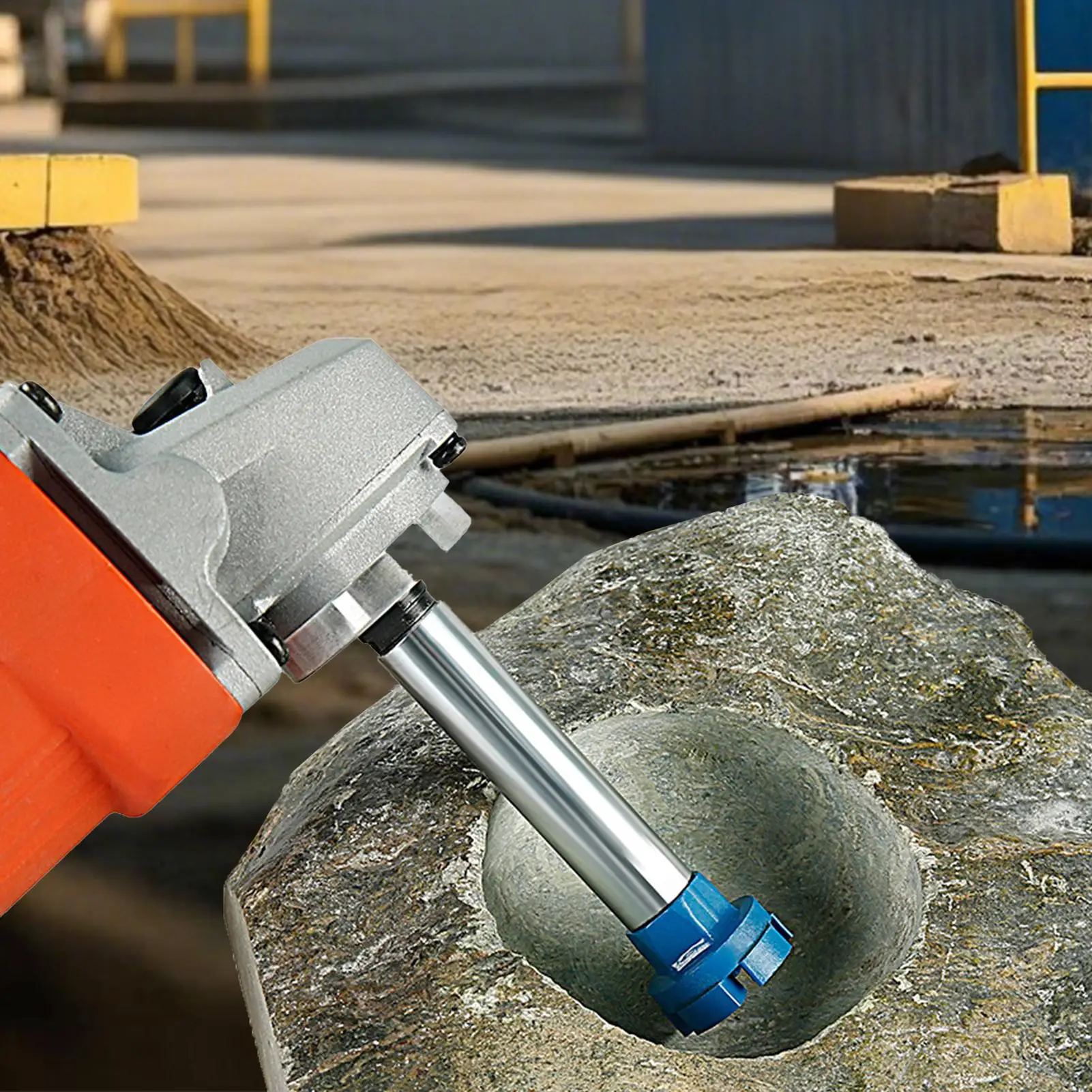 

Flat Grinding Head For Pebbles Polishing Cleaning Tool For Angle Grinders Hand Drills Pebbles Bottom Deburring Cleaning