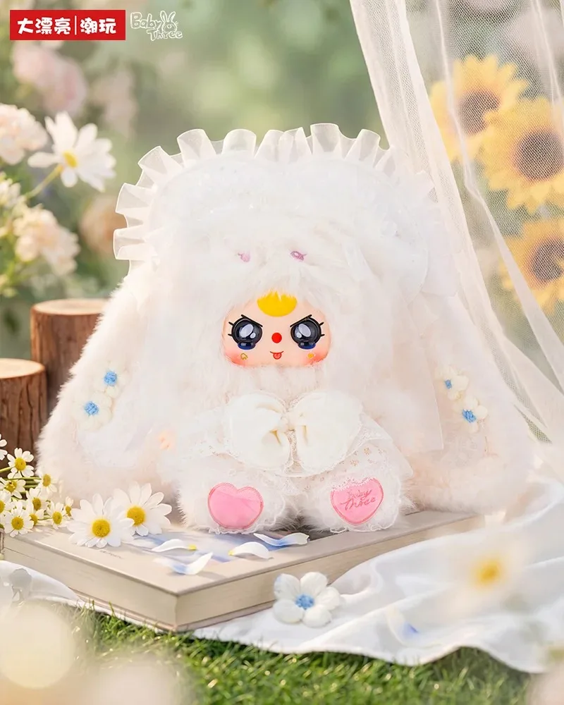 Nieuwe Baby Three 400% Blossoms Series Pluche Blind Box Trendy Speelgoedfiguur Collectie Ornament Poppen meisje verjaardag cadeau