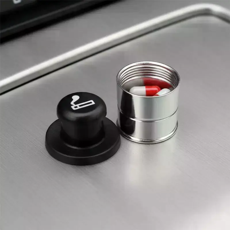 1/2/4 Pcs Hidden Safes Disguise Car Cigarette Lighter Portable Mini Secret Stash Personal Belongings Storage Case