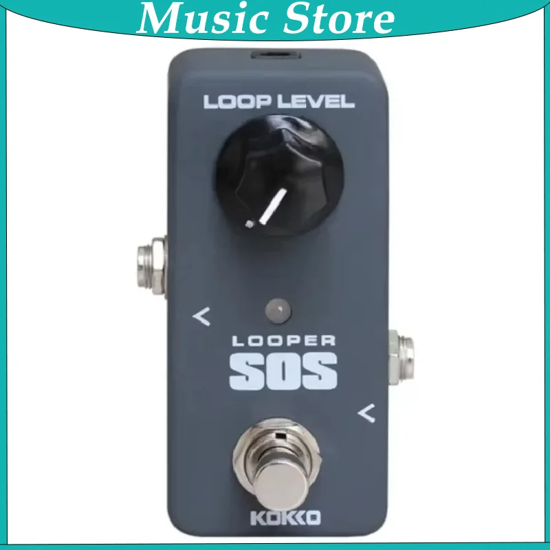 Kokko FLP-2 Looper Mini Electric Guitar Effects Pedal SOS Recording True Bypass Monolithic Guitarist Equipment