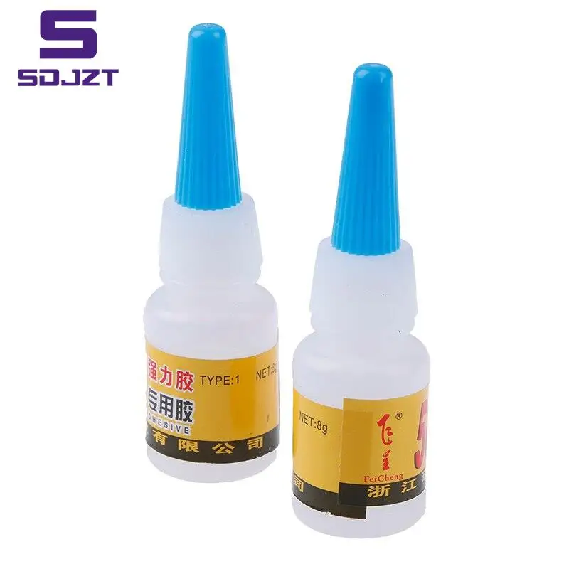 2Pcs 502 Super Glue Instant Quick-drying Cyanoacrylate Adhesive Strong Bond Fast Crafts Repair