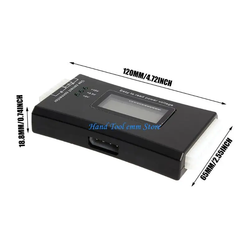 H37F اختبار سعة تزويد الطاقة الرقمية لـ 3.30V 5V 12V مع قراءة LCD واضحة #6