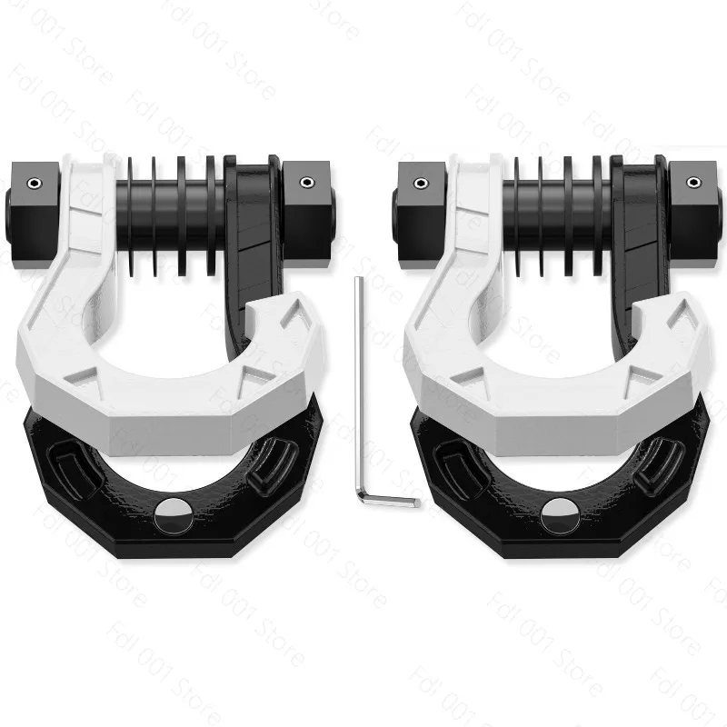 New Split Shackle Off-Road Vehicle 3/4U Trailer Hook with Magnet Trailer Shackle Large 8 Ton Rescue Shackle
