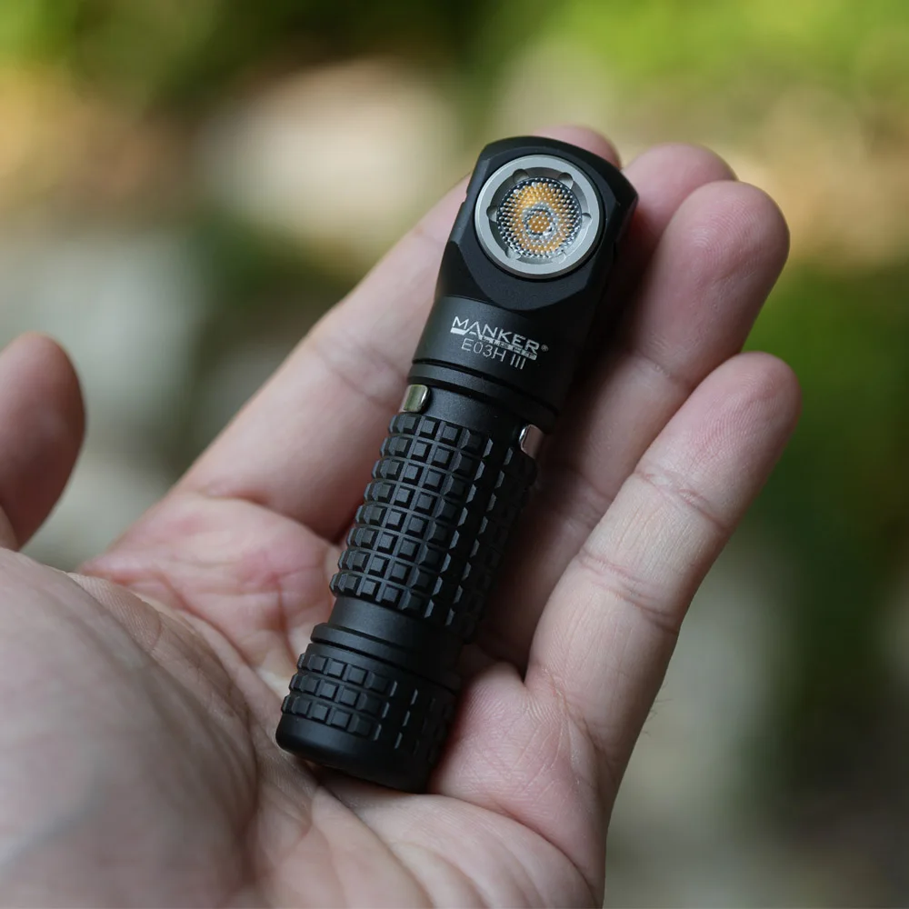 Mankerlight E03H III Siyah 1200 Lümen AA / 14500 El Feneri