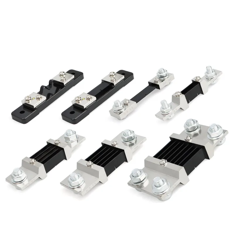 

DC Current Meter Shunt FL-2 Fixed Type 50A 100A 200A 300A 2000A Resistance 75mV