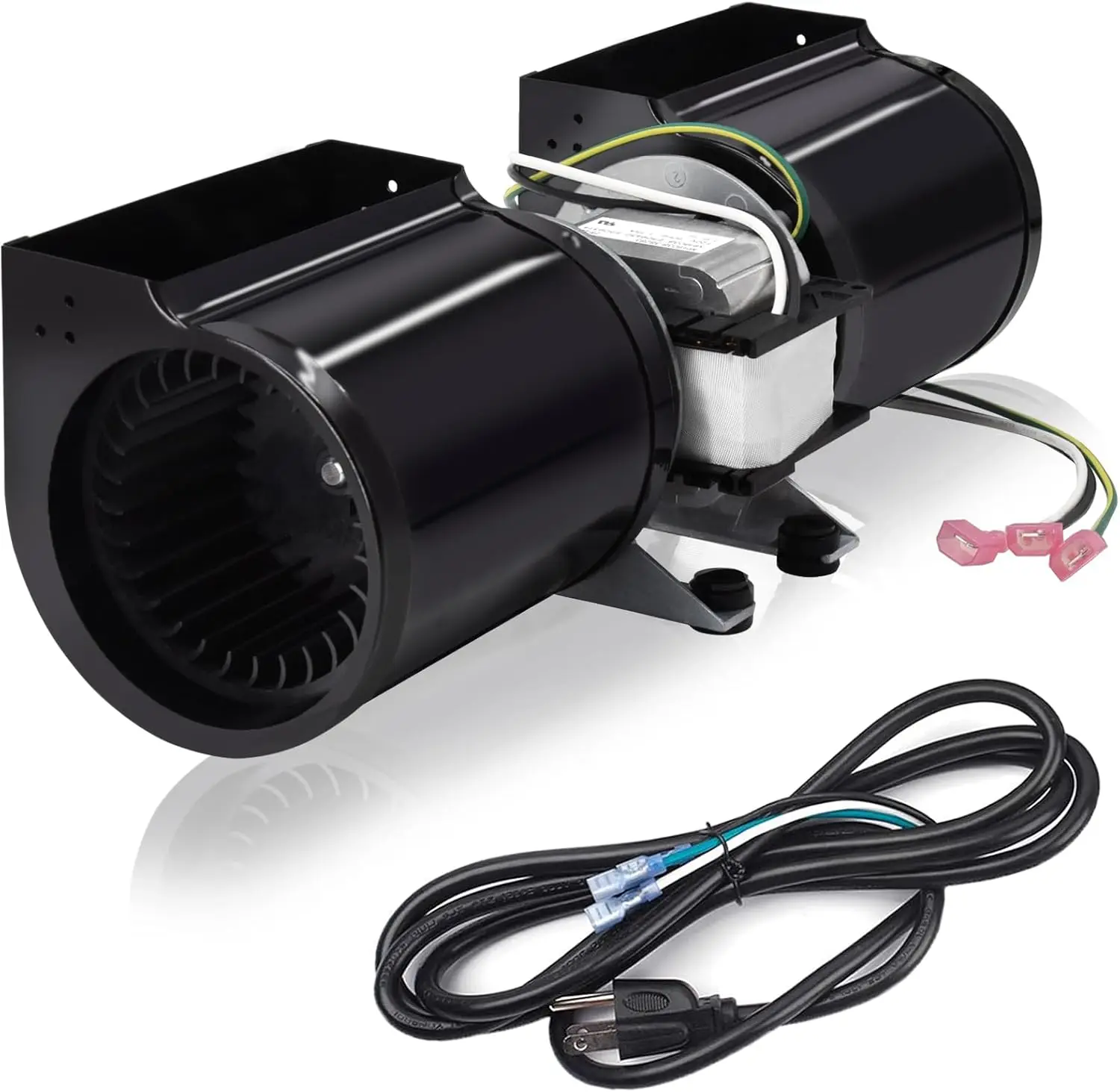 

Universal Fireplace Blower Fan Kit, 160 CFM, 120V, Dual Ball Bearing Motor for Efficient Heating