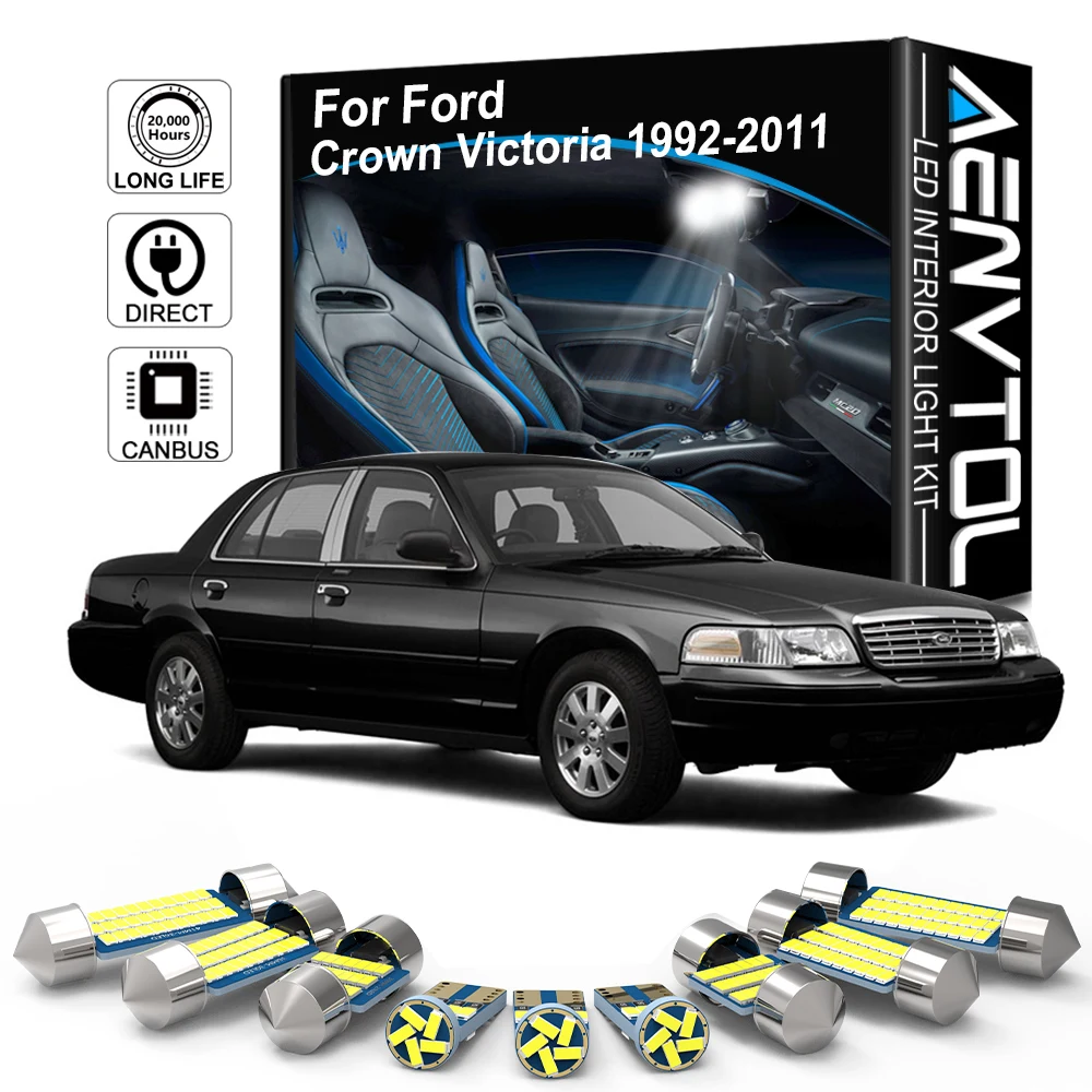 AENVTOL lampada LED interna Canbus per Ford CMAX DXA C MAX DM2 C-MAX 2004 2007 2010 2011 2012 2013 2015 2016 2017 2018 accessori