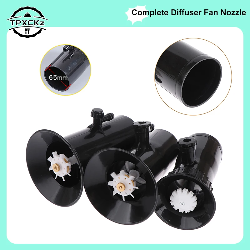 60mm 65mm 70mm Diffuser Fan Nozzle For SR400 SR420 3WF-3/8/2.6 Mister Duster Mistblower Outlet Discharge Tip Sprayer Tube End