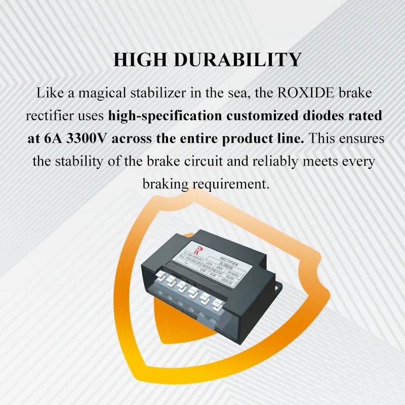 ZL5003G Rectifier 220V AC input, 198/99V DC output 380V input, 342/171V DC output 6/3A