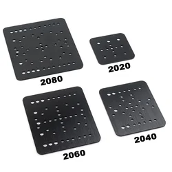 4 adet Openbuilds OpenRail Portal Plakası 2020 2040 2060 2080 Openbuilds CNC DIY Siyah Parçaları Aksesuarı