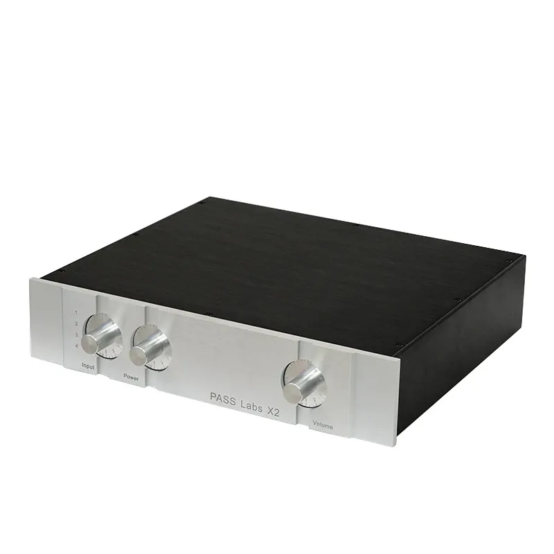 

PASS X2 full aluminum HIFI DIY Preamp chassis amplifier case With scale knob Can install PASS X2 circuit