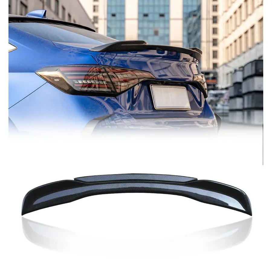 

Задний спойлер, совместимый с Honda Civic Sport 20212026, 11 Civic Sedan, задний спойлер, крыло, JDM Style ABS Material Carbo