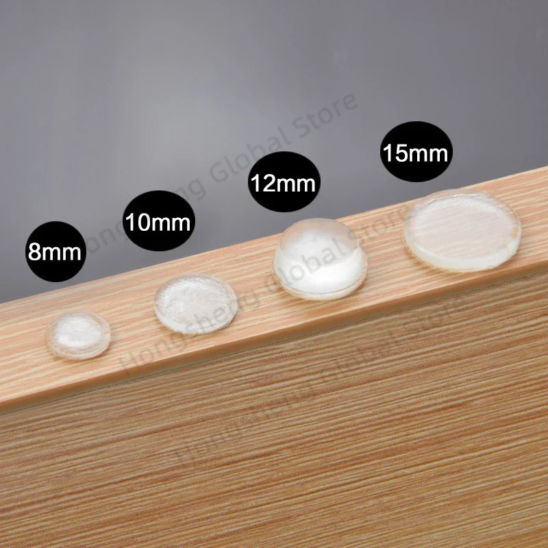 Self Adhesive Door Stopper Clear Rubber Furniture Pads Multiple specifications Damper Buffer Cabinet Bumpers Silicone Protective