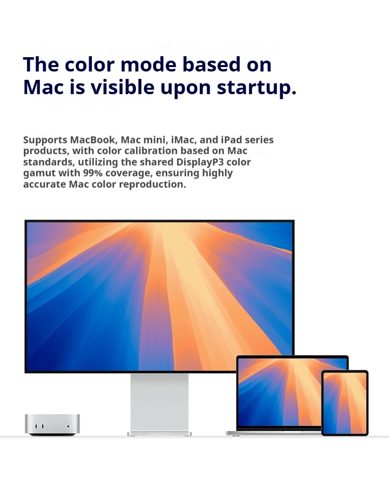 شاشة نانو IPS مقاس 27 بوصة 4K 144 هرتز |   99% DCI-P3 |   3000:1 التباين |   ΔE≥1.5 | HDMI2.1 جسم المواد المعدنية المصنوعة من سبائك الألومنيوم