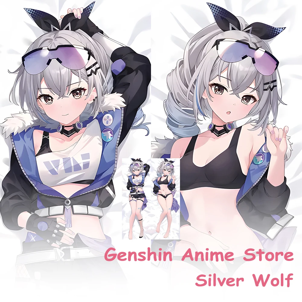 

Аниме Серебряный Волк, наволочка для всего тела, игра Dakimakura, Honkai Star Rail, серебряный волк, наволочки отаку, постельные принадлежности, реквизит для косплея