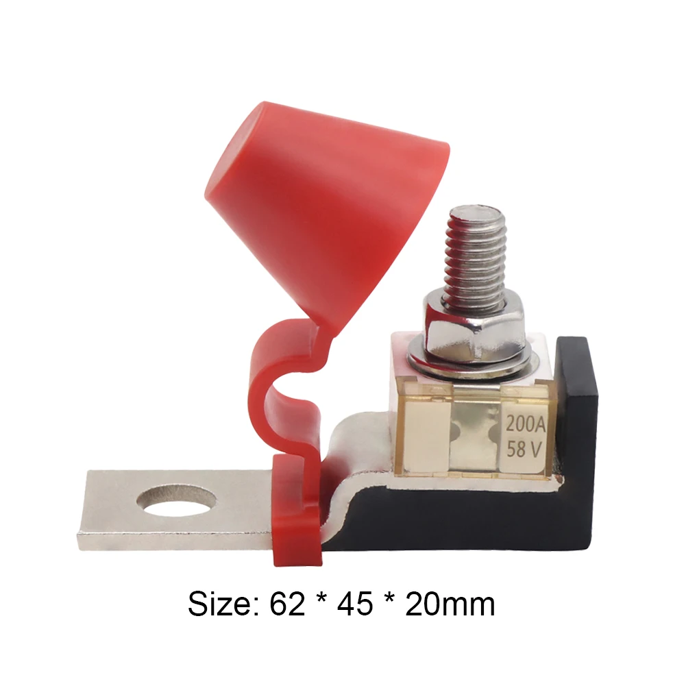 M8 Marine Rated Battery Fuse 30A-300A Fuse Block with 58V Ring Fuse Ignition Protection for Boat Truck for RV Cruise Ship Crane