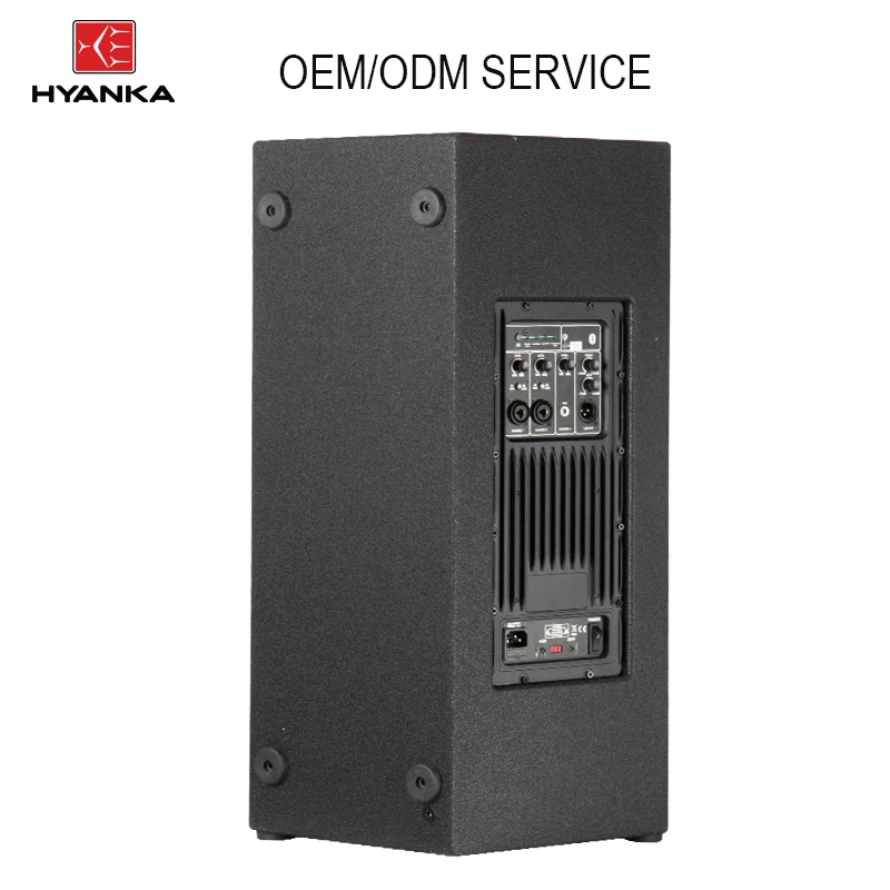 HYANKA HWS-NX915 15 Inch Active Wooden Speaker Box 700W Class D Amplifier Professional Wooden Speakers