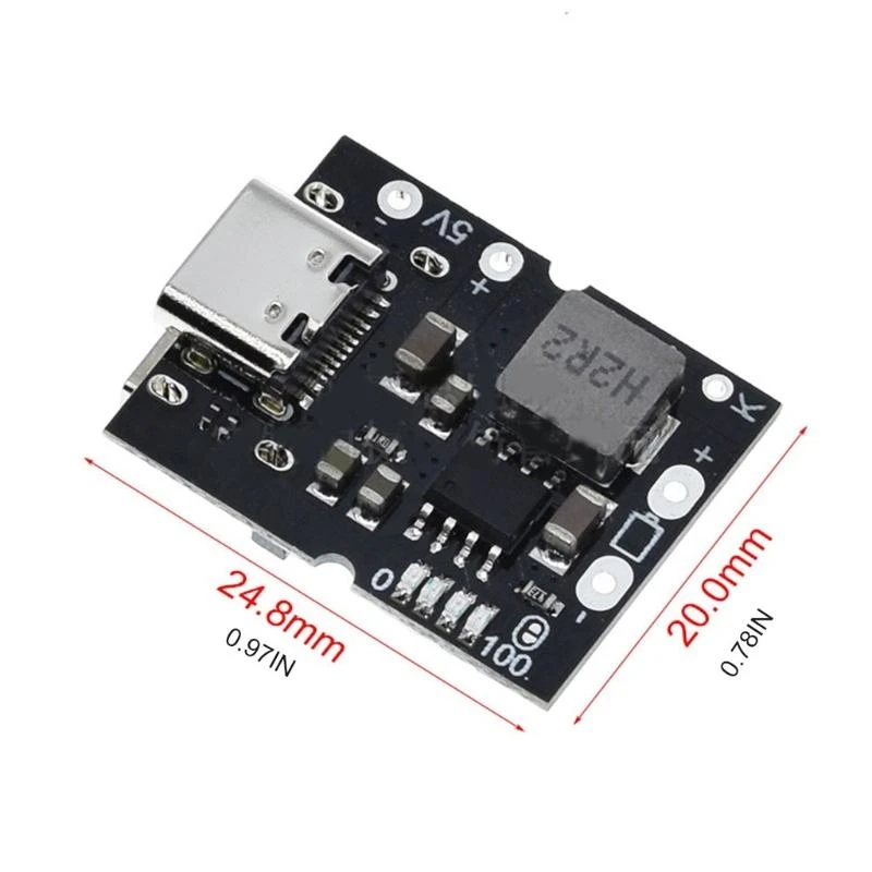 E06B Discharge Integrated 2A 5V for 18650 Lithium Battery Charging Modul