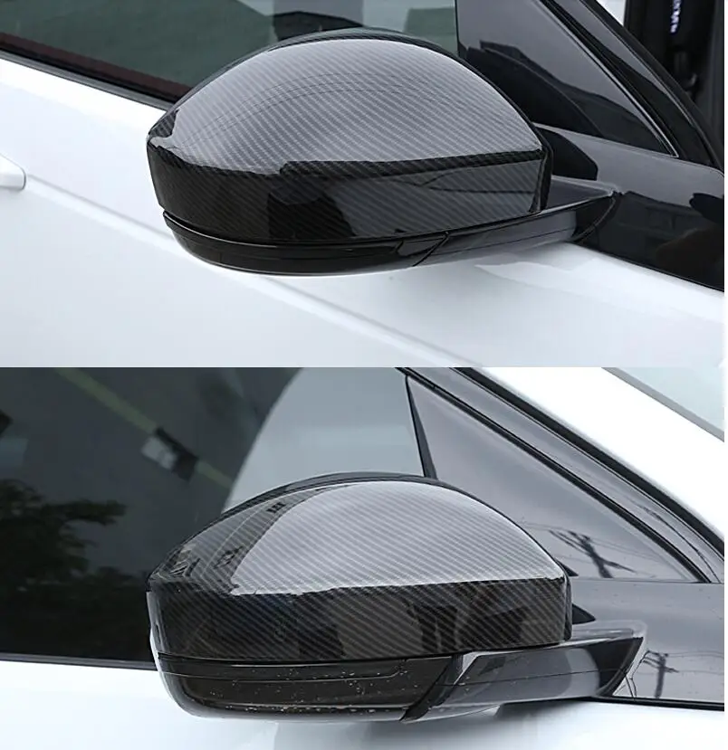 For Jaguar F-Pace Land Rover Discovery Sport Range Rover Velar Evoque Rearview Rear View Mirror Cover Caps Trim Car Accessories