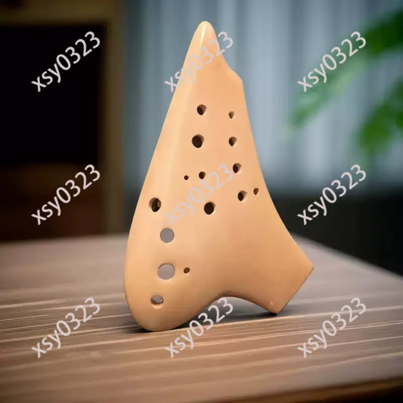 

Double Tube Clay Ocarina Alto AC Tone Purple Sand Wind Instrument for Adult Beginner Performance